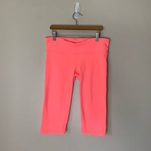 Gap pink orange capris